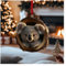 Wisafory Weihnachtsbaumschmuck Acryl Tier Dekor Weihnachtsbaum Anhänger mit Tiermuster 2D Acryl Weihnachtsdeko Eule Waschbär Ornament für Urlaub, Party, Weihnachtsdeko Koala