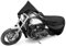 Motorrad Abdeckplane All Weather L, 100% wasserdichte Outdoor Motorrad Plane, Motorrad Plane Ganz-Jahres-Schutz, Abdeckplane Motorrad, Motorrad Zubehör Plane schwarz 250x100x130 cm