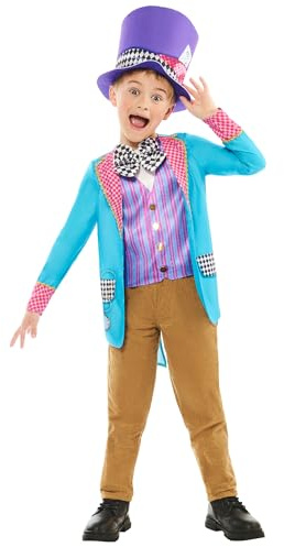 Rubies Official Eccentric Hatter Costume, Childrens Fancy Dress