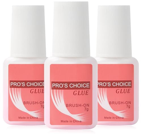 Sularpek 3 Pcs Nail Glue, Nail Glue Extra Strong, Strong Nail Glue, False Nail Glue, Extra Strong Nail Glue, Gel Nail Glue, for Applying Artificial Nail Tips Manicure