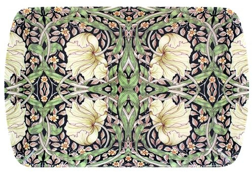 The Leonardo Collection William Morris Pimpernel Tray Small For Serving Dishes | Serving Trays For Kitchen Accessories | Lovely Serving Platter For Serving Food & Tea | Designer Trays for Food Serving