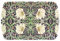 The Leonardo Collection William Morris Pimpernel - Bandeja pequeña para Servir Platos, bandejas de Servir para Accesorios de Cocina, Bonita Bandeja para Servir Alimentos y té, bandejas de diseño para