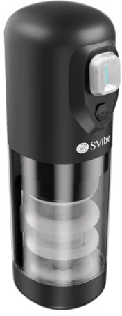 Snail Vibe Pocket Pussy – Svibe Male Sex Toys – Automatic Adult Toys, Rotating and Vibrating – Realistic Feel Male Masturbator – Ikon Spark