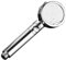Hemobllo 1Stk Booster-Dusche mit drei Gängen Turbo Wasserhahn Überdachung Regenfall Düse bathrooms showers badewannendusche Dusche Sprinkler verstellbare Duschbrause Rostfreier Stahl Silver