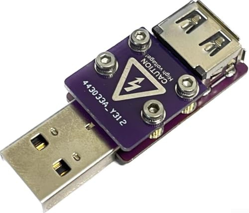 USB Killer V3, Spannungsprüfer Instrument mit Schalter für Computer Handy Schaltung Testing Professionelles Fehlererkennungswerkzeug (V3 ohne Schale)