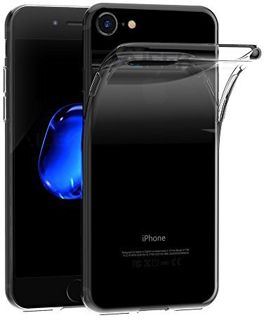 HQ-CLOUD Coque Arrière Gel en Silicone Ultra Fin Transparent pour Apple IPHONE 7 (4,7 Pouces)