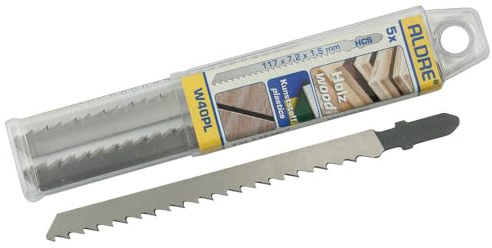 Dönges Stichsägeblatt für Holz, T 301 DL, 132 mm (T301DL) Sägeblattqualität: HCS/für: gerade, feine Schnitte/Zahnteilung: 3,0 mm (Pack à 5 Stück)
