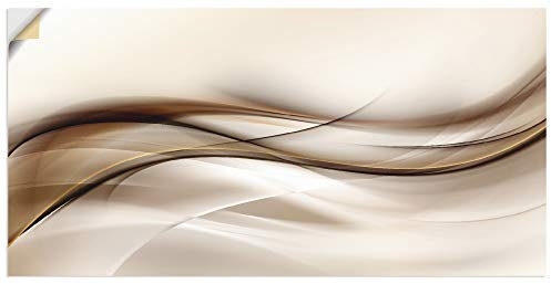ARTland Wanddeko Wandtattoo selbstklebende Vinylfolie 150x75 cm Abstrakte Kunst Kreativ Muster Streifen Modern Dekor T9LI