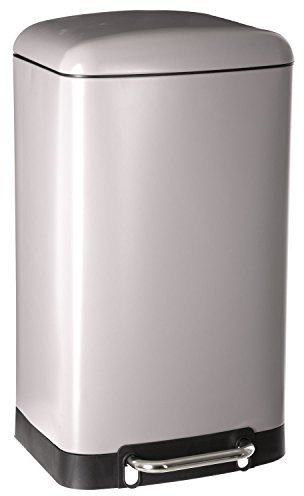 CLEAN HOUSE Poubelle à pédale Ariane - 30 L - Taupe