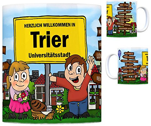 Herzlich Willkommen in Trier Kaffeebecher