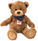 Teddy Hermann 91366 Teddy-Bär 38 cm, Kuscheltier, Plüschtier, mit Sternchen-Halstuch