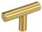 LONTAN 15 Stück T Möbelknöpfe Gold Stangengriffe, Knauf Gold Kommodenknöpfe Schubladenknöpfe Goldene Knöpfe Schrankknöpfe Edelstahl