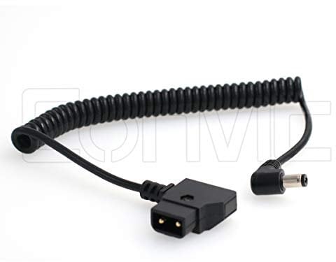 Eonvic 12V V-Mount D-Tap to 2.1x5.5mm DC Barrel Power Cable for Atomos Shogun Monitor
