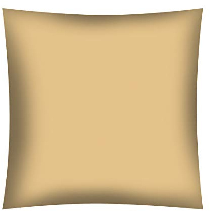 KiGATEX Kissenbezug für Dekokissen, Ocker, 40x40cm, 100% Baumwolle | Weiche Kissenhülle für Sofa, Bett und Wohnbereich, pflegeleicht waschbar, langlebig und vielseitig kombinierbar