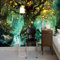 JINFANGBZ Tapete Wandbild 3D Fototapete Zauberwald Vliestapete Wandtapete Foto für Modernes Design der Fernseh Hintergrund Wand-Kunst-Deko, 350cm x 256cm