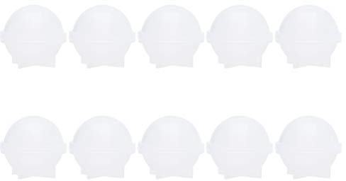 Healifty 10 pezzi in silicone stampi in resina Pianeti forma a sfera per fai da te artigianato gioielli sapone candela Machen 2 cm