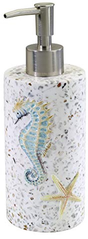 Avanti Linens Coastal Terrazzo Collection, Harz, Mehrfarbig, Soap Dispenser/Lotion Pump