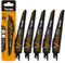 TOLESA Lames de Scie Sabre Metal 150mm 8+10tpi Pour La Démolition de Métal, de Bois, de Panneaux de Fibres de Verre, de Plastique Renforcé Et de Matériaux Composites 5 Pack