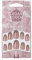 Polished Colour 24 Nails With Glue Oval Velvet Nude