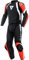 Dainese Avro 4 2-Teiler Motorrad Lederkombi (Black/Red/White,50)