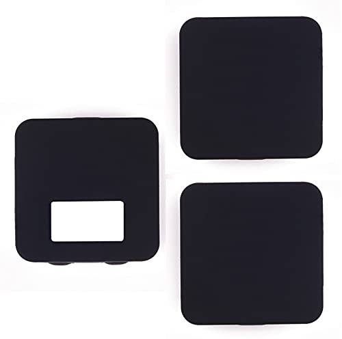 Coque en silicone compatible avec système de microphone sans fil RODE Wireless Go I&II/RODE Wireless GO 1 & 2 Noir