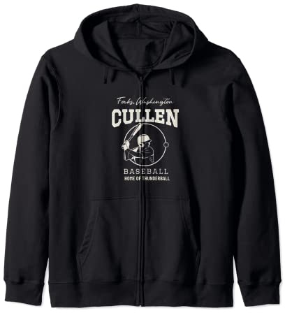 Cullen Baseball, Forks, Washington home of thunder ball Zip Hoodie