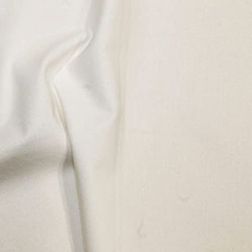 Rose & Hubble Cotton True Craft Fabric Material - Ivory, 1Mtr - 112cm x 100cm