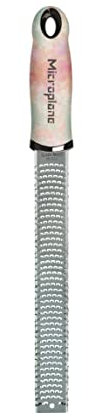 Microplane Zester - Rallador de cocina en color ombre para cítricos, parmesano, jengibre, chocolate y nuez moscada con hoja fina de acero inoxidable, fabricado en Estados Unidos