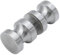 CKB Doppelseitiger Duschtürknauf, Glastürgriff mit gebürstetem Nickel, massiver Sus304 Edelstahl, Duschtürgriff, kompatibel mit 5/16 Zoll bis 1/2 Zoll Glastüren.