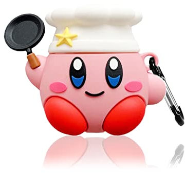 Viwind AirPods Pro Hülle Silikon Anime,Funny Cute 3D Cartoon Weiches Airpods Pro Schutzhülle und Haut Case Cover mit karabiner,Kabelloses Laden&Stoßfeste