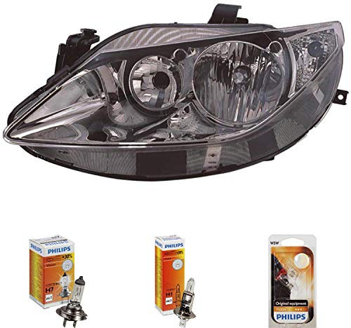 EISENFELS Bundle Set 106519065 erstellt mit Scheinwerfer links + Leuchtmittel H7 H1 W5W kompatibel Exeo ST 3R5