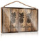CakJuice - Panel de madera colgante Aloha Playas Piña Panel de madera Porche Piscina Decoraciones al aire libre (15 x 28 cm)