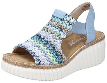 Rieker Damen Sandalen 69172-91 bunt Gr. 43