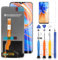 Pantalla LCD para Oppo Realme 9 Pro RMX3471 RMX3472 Pantalla para Realme 9 Pro 5G LCD Display Touch Screen Digitizer Assembly Kit de sustitución con herramienta (negro) Versión TFT Highlight)