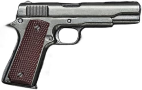 HiPlay 1/6 Scale Action Figure Accessory: M1911 Pistol Model for 12-inch Miniature Collectible Figure LSJS-012A (Golden) (Black)