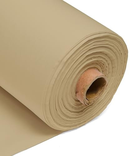 Bamboo 100% Cotton Plain Fabric – 60 Inch 150cm Wide 150GSM Material - Sewing, Dressmaking, Quilting, Curtain Linings, Pillowcases & Totes by Discount Fabrics LTD - 1Metre