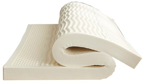 HENXUE Bio-Naturlatex, Atmungsaktiv Und Bequem, Langlebig Und Nicht Leicht Zusammenzufallen, Memory-Schaum-Matratzenauflage, Naturlatex-Matratze, 15 cm Dick,180cmx200cm