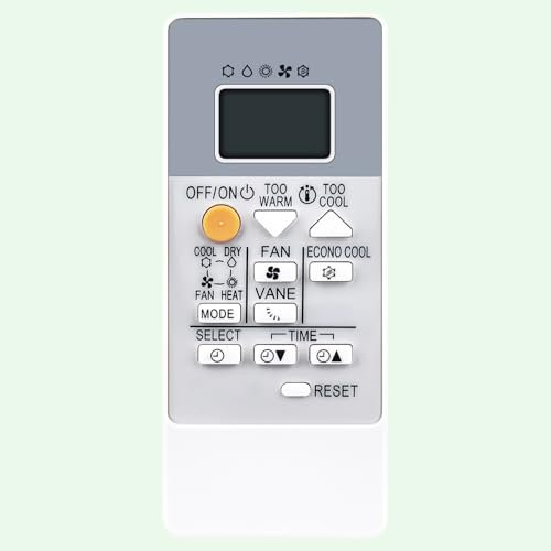 RH18A Mando a Distancia de Repuesto Control fit for Mitsubishi Electric Air Conditioner RH-18A Remote Controller MSZ-HR25VF MSZ-HR35VF MSZ-HR42VF MSZ-HR50VF, por Favor NO: Modo Calor