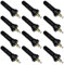 12 Stück Ventileinsätze für Schrader Sensor SRLWMYI Gummiventil Ersatz Schrader Reifendrucksensor Reifen Ventilstämme Reifendruckkontrollsystem TPMS/RDKS Sensor Autoventil tubeless ventil