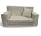 FORTISLINE - Kindersofa ausklappbar 83x47x43cm Oeko-TEX - Spielesofa für Kinder 2in1 - Kindercouch Aufklappen Bettfunktion - Schlafcouch aus Schaumstoff - Kuschel-Cord - Viele Muster (Beige)