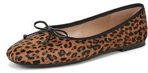 Sam Edelman Womens Alie Flat Pumps Leopard Print UK 8 Medium Fit