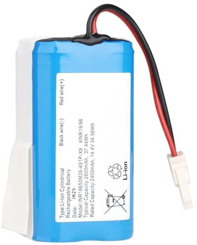 Zrksgbvyct Roboterstaubsauger, 14,4 V, 2600 MAh, Li-Ionen-Akku, Kompatibel Mit ILIFE A4s, A4, A6, A9, V7, V7s, V7s Pro Den Robotern