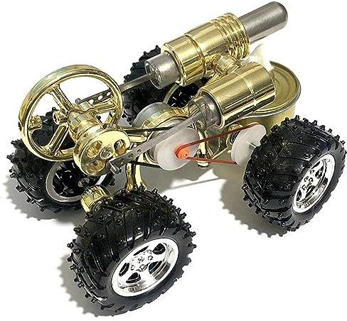 Cpolebev Stirling Engine Model Physics Science Experiment Toy Gift Steam Power Experimental Toy Car Motor Educational