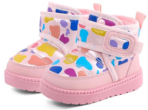 Cheerful Mario Baby Jungen Mädchen Stiefel Kleinkinder Winter Stiefe Warmes Plüschfutter Winterschuhe