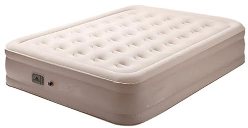 ChenYuNiu Inflatable Air Mattress Air Bed with Built-in Electric Pump Double Blow Up Mattress in 3 Mins Self-Inflation/Deflation Flocked Surface Guest Airbed for Home Portable Camping