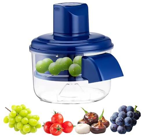 Automatic Electric Grape Peeler Machine Rechargeable Wireless Fruit Vegetable Peeling Machine for Kitchen High Power Commercial Grape Notch Peeler for Cherry Tomatoes Potato Garlic Grape