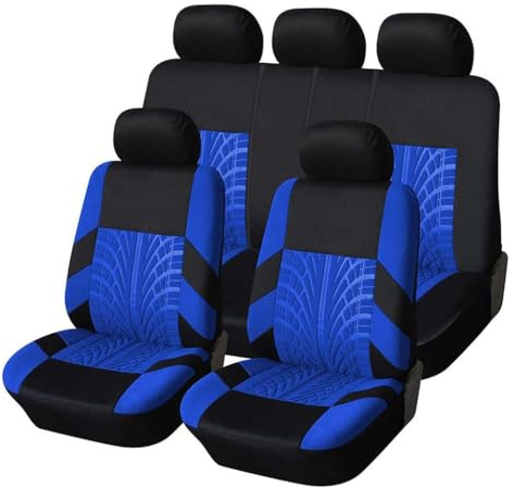 Auto Sitzbezüge für Polo 6N1 6N2 Hatchback 1994-2001 | Allwetter Atmungsaktiv Verschleißfest Sitzschoner Schonbezüge Sitzbezügesets Innenraum Zubehör,A