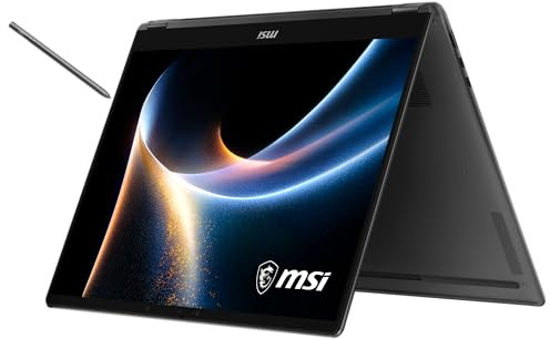 MSI Prestige 16 Flip AI+, 2-in-1-Business Laptop, 16,0 2,8K OLED, Intel® Core™ Ultra 9 Prozessor 386H, 32 GB RAM, 2 TB SSD, Windows 11 Home, QWERTZ Tastatur, C3MTG-063