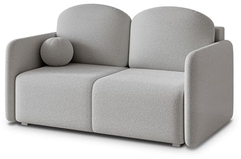 Masseno Sofa SUVI II Q mit Schlaffunktion, Sofa mit Bettkasten, Wohnzimmersofa, Couch, Soffa, Bettsofa, Couchgarnitur- Hellgrau, Quelle 83