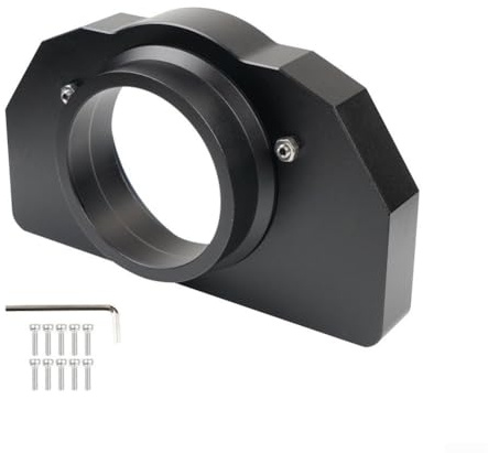 Aluminium Alloy Bearing Mount for G27 G29 G920 G923 Gaming Steering Wheel, Desktop Sim Racing Support Bracket, Quick Install Non-Deformation(Black)